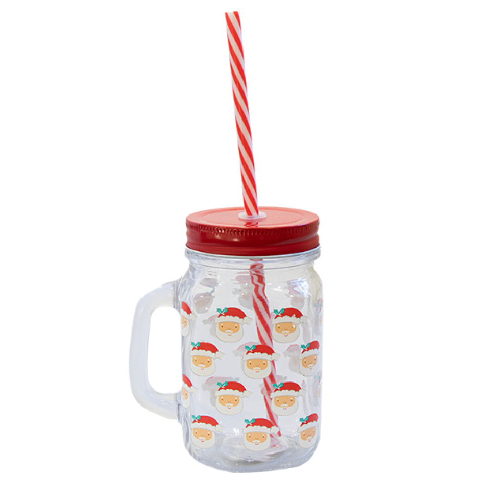 Wholesale Christmas Mason Drinking Jar & Straws