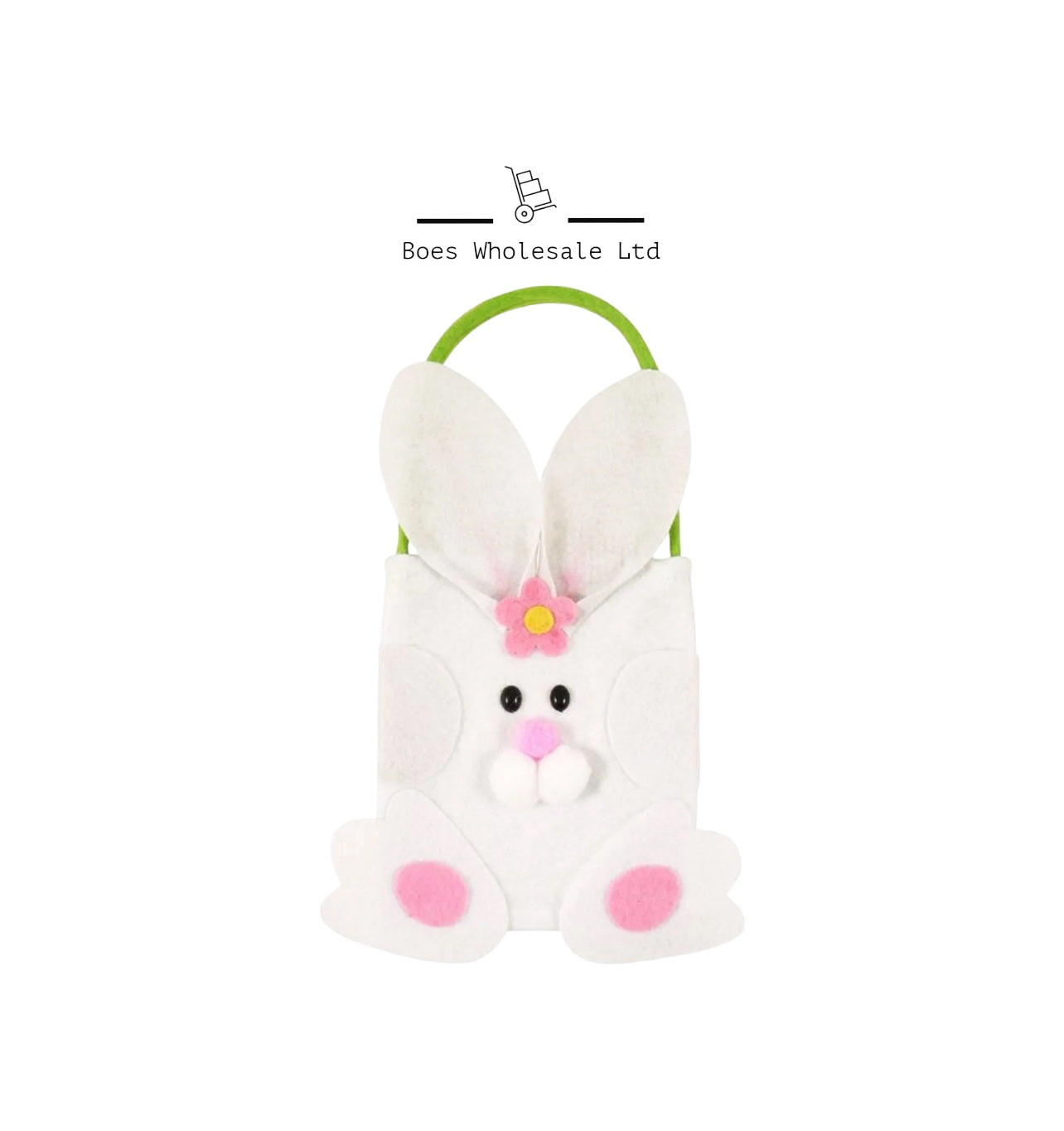 Easter Bunny Felt Bag - 21cm x 28cm