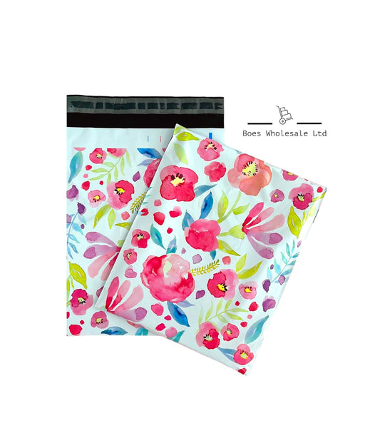 Floral Postal Bags- Pack of 10