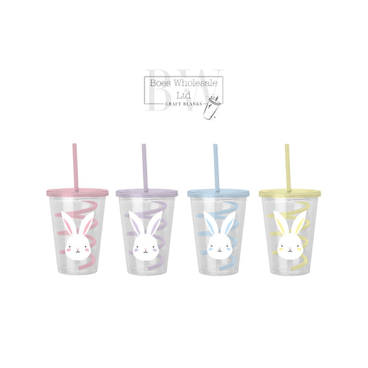 Easter Cup With Twirly Straw