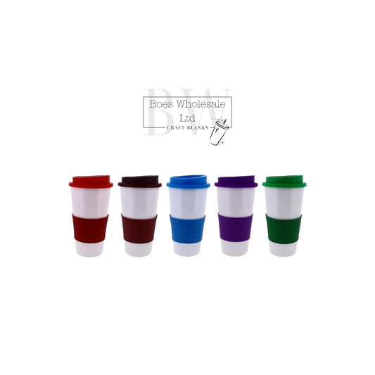 Hot Cups With Sleeve & Screw Lid
