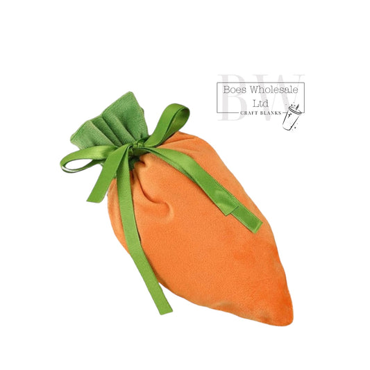 Carrot Velvet Easter Bags