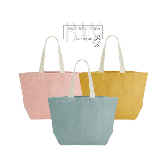 Soft Wash Jute Beach Bag