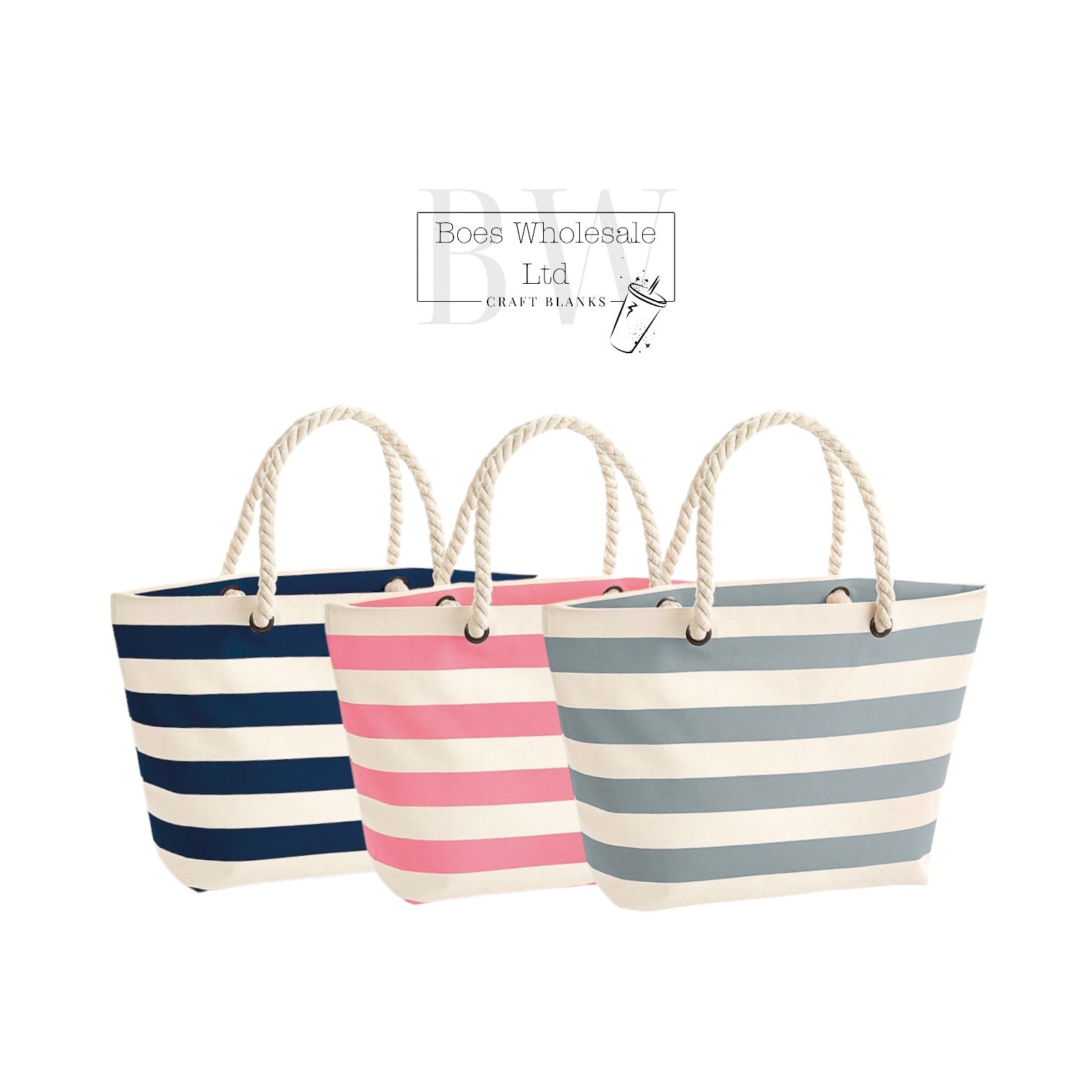 Nautical Beach Bag 3 Colours