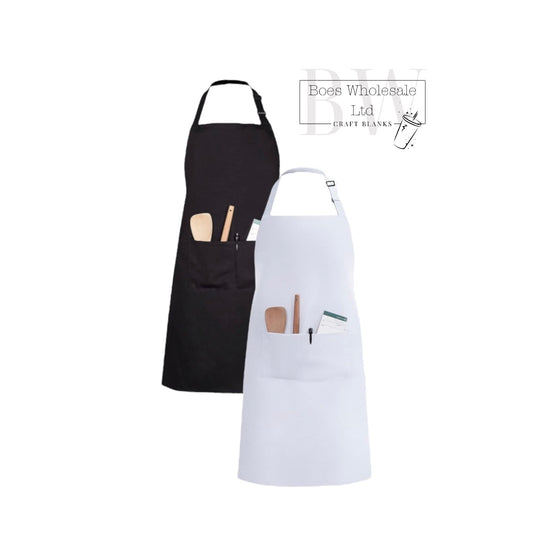 Polyester Adult Aprons - Double Pocket