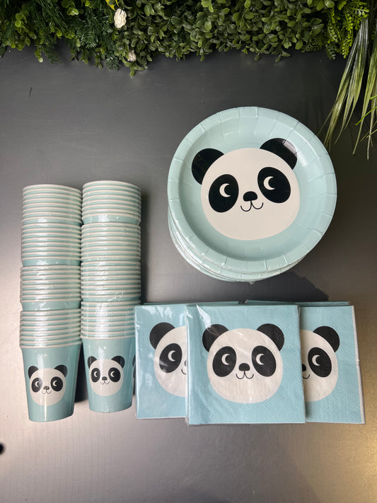 Panda Party Tableware
