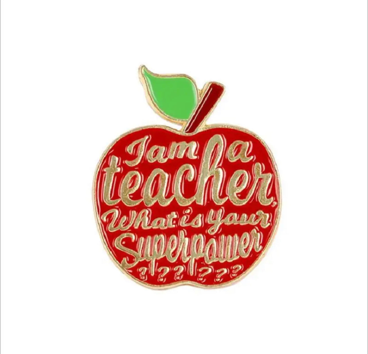 Teacher Pin Badges