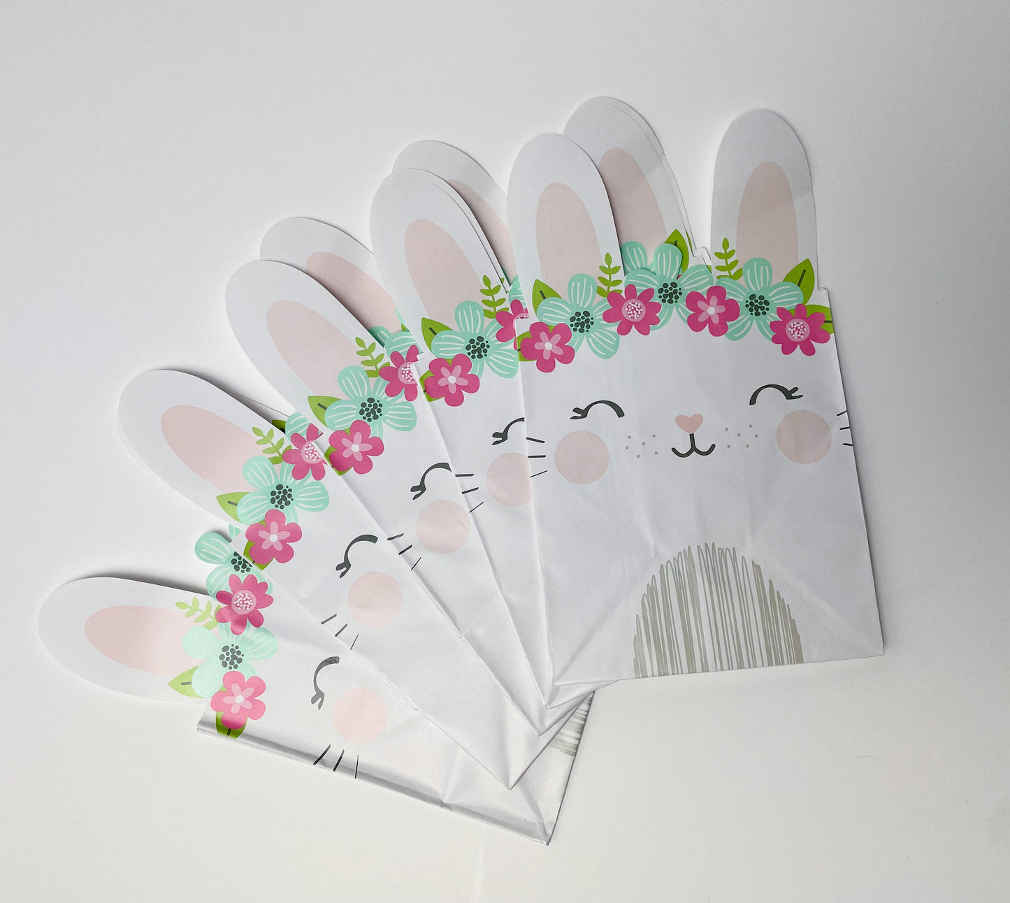 Treat Bags - Floral Bunny Rabbit