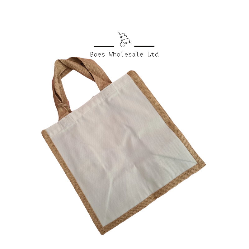 Jute Bag with Sublimation Panel