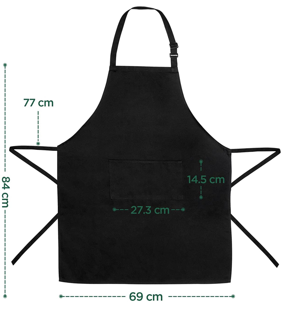 Polyester Adult Aprons - Double Pocket